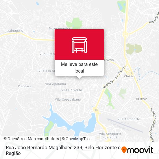 Rua Joao Bernardo Magalhaes 239 mapa