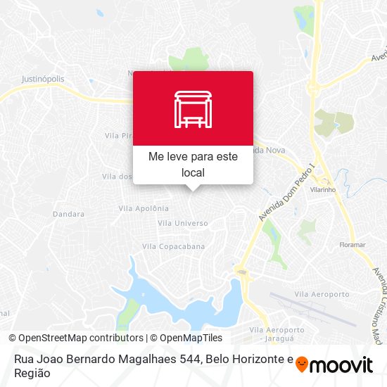 Rua Joao Bernardo Magalhaes 544 mapa