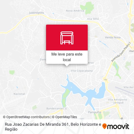 Rua Joao Zacarias De Miranda 361 mapa