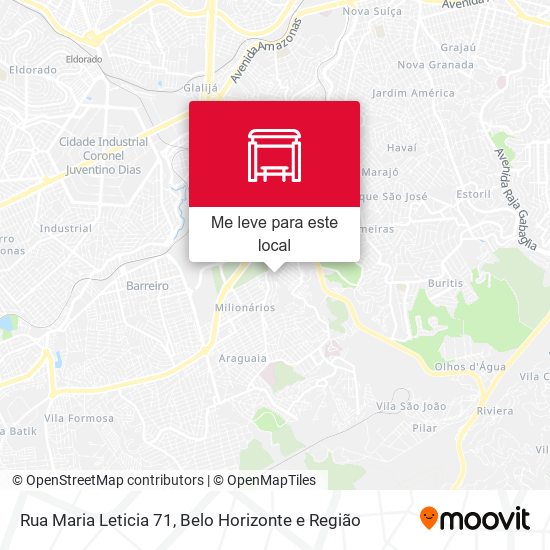 Rua Maria Leticia 71 mapa