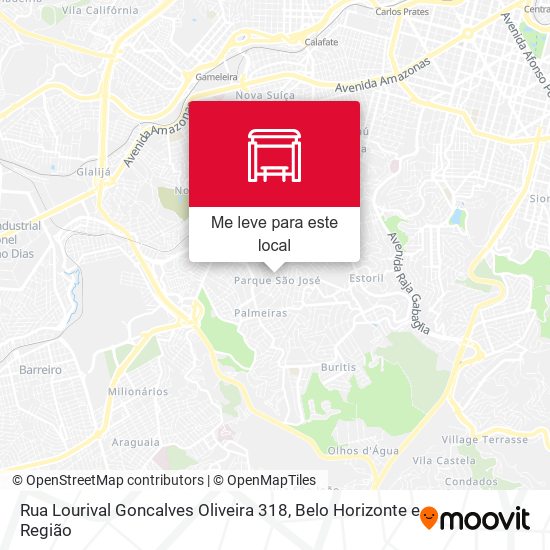 Rua Lourival Goncalves Oliveira 318 mapa