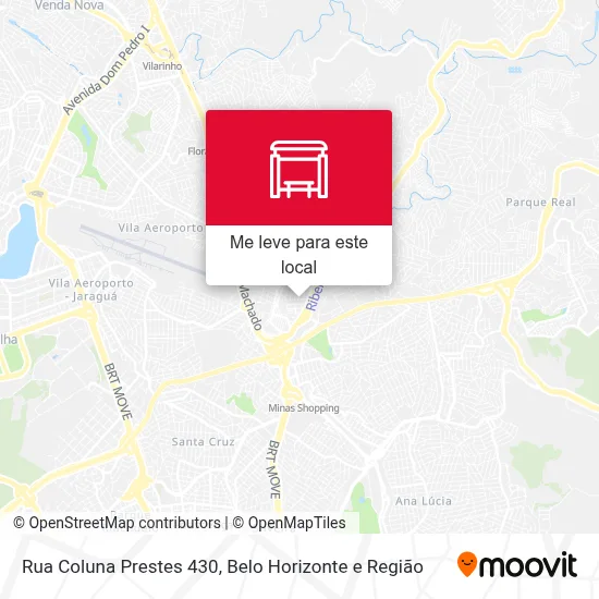 Rua Coluna Prestes 430 mapa