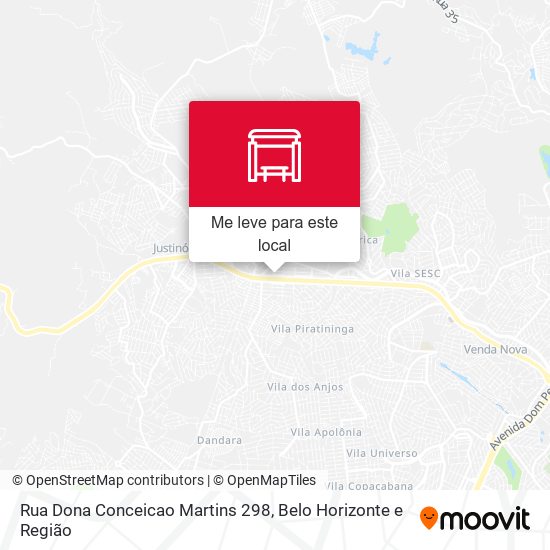 Rua Dona Conceicao Martins 298 mapa