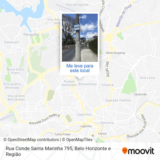 Rua Conde Santa Marinha 795 mapa
