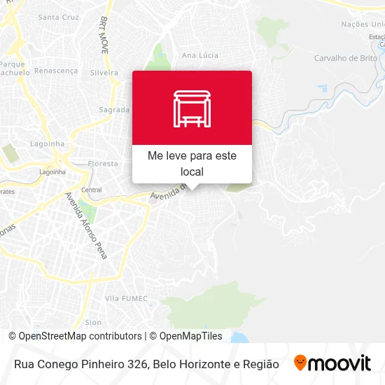 Rua Conego Pinheiro 326 mapa