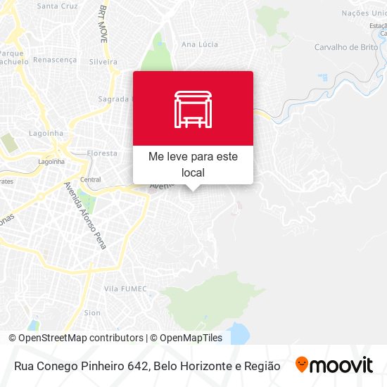 Rua Conego Pinheiro 642 mapa