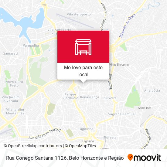 Rua Conego Santana 1126 mapa