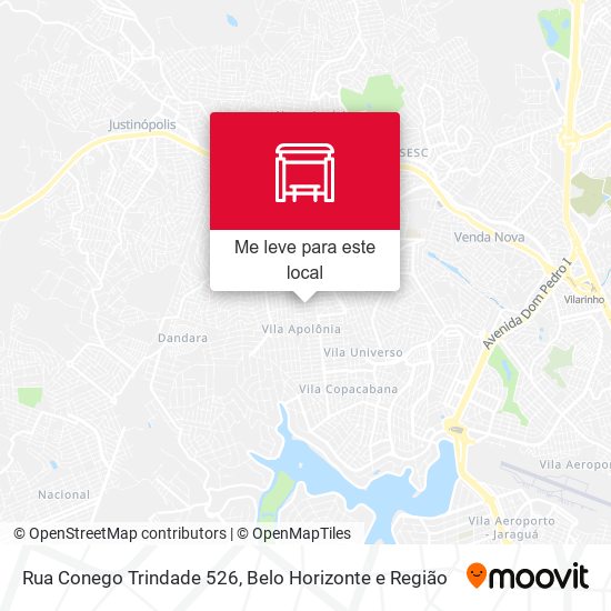 Rua Conego Trindade 526 mapa