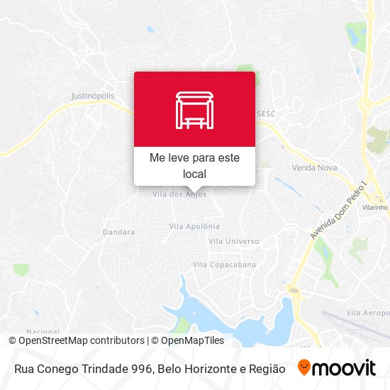 Rua Conego Trindade 996 mapa