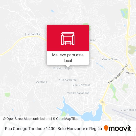 Rua Conego Trindade 1400 mapa