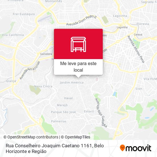 Rua Conselheiro Joaquim Caetano 1161 mapa