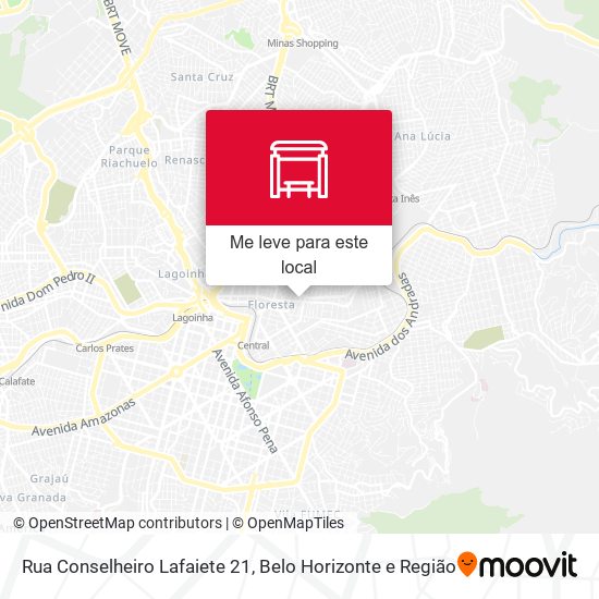 Rua Conselheiro Lafaiete 21 mapa