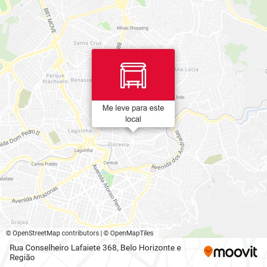 Rua Conselheiro Lafaiete 368 mapa