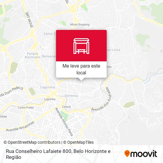 Rua Conselheiro Lafaiete 800 mapa