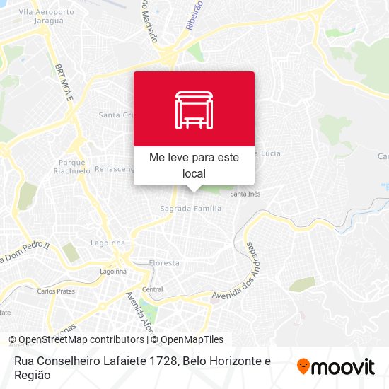 Rua Conselheiro Lafaiete 1728 mapa