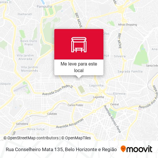 Rua Conselheiro Mata 135 mapa