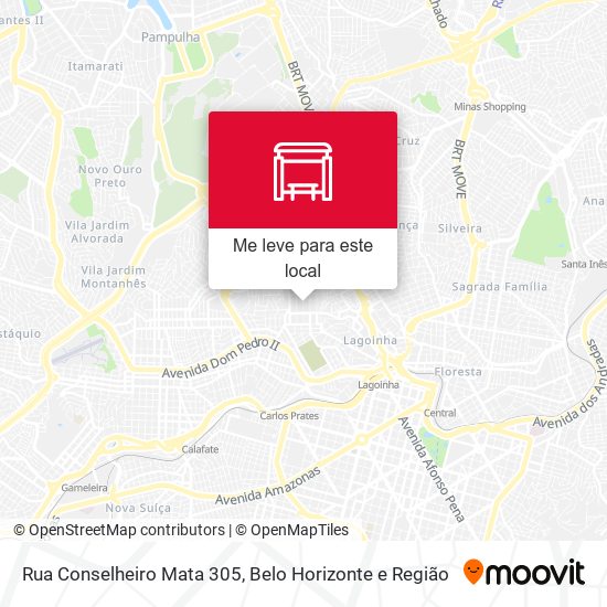 Rua Conselheiro Mata 305 mapa