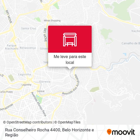 Rua Conselheiro Rocha 4400 mapa