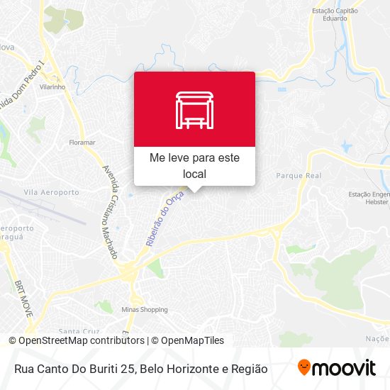Rua Canto Do Buriti 25 mapa