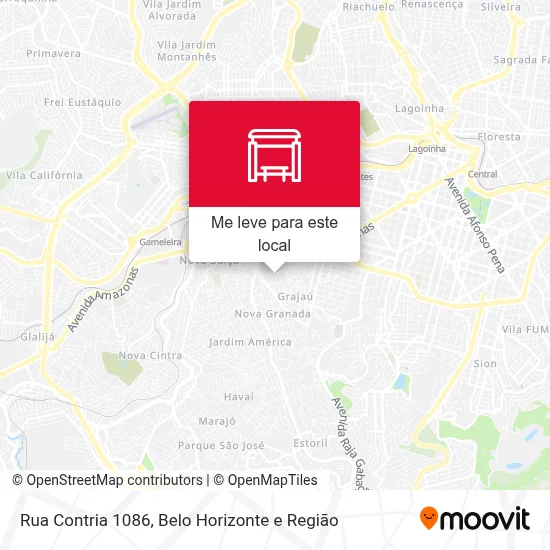 Rua Contria 1086 mapa