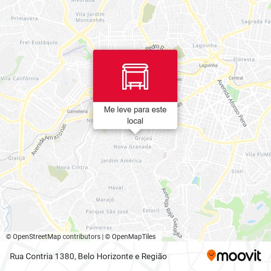 Rua Contria 1380 mapa