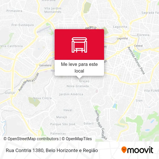Rua Contria 1380 mapa