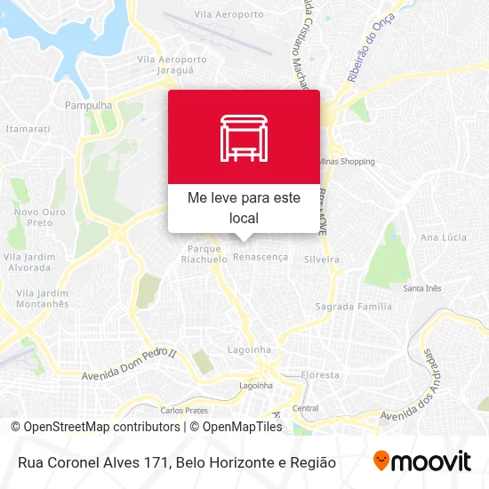 Rua Coronel Alves 171 mapa