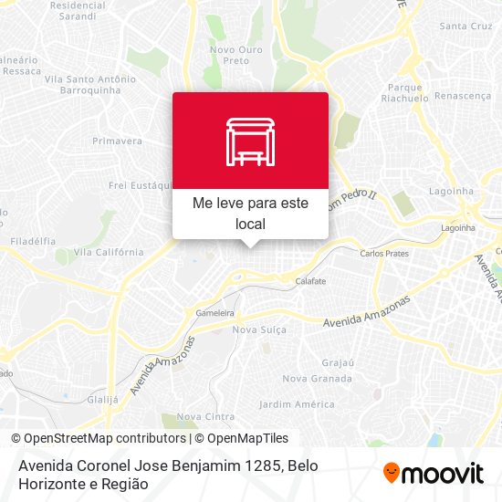 Avenida Coronel Jose Benjamim 1285 mapa