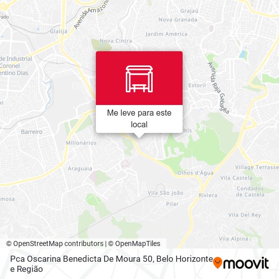 Pca Oscarina Benedicta De Moura 50 mapa