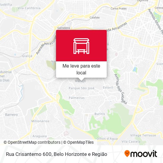 Rua Crisantemo 600 mapa