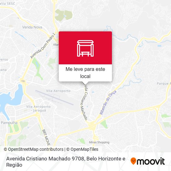 Avenida Cristiano Machado 9708 mapa