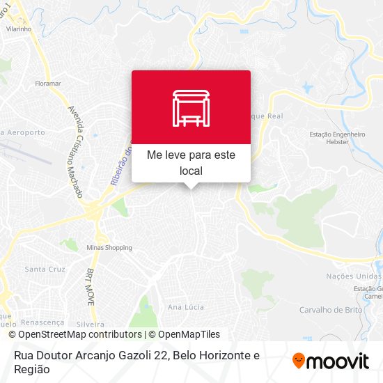 Rua Doutor Arcanjo Gazoli 22 mapa