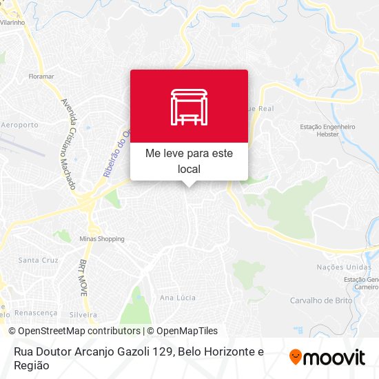 Rua Doutor Arcanjo Gazoli 129 mapa