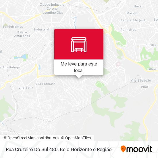 Rua Cruzeiro Do Sul 480 mapa