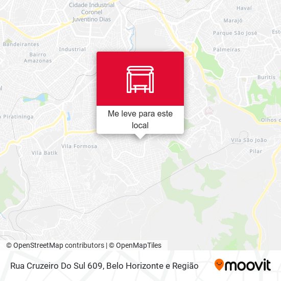 Rua Cruzeiro Do Sul 609 mapa
