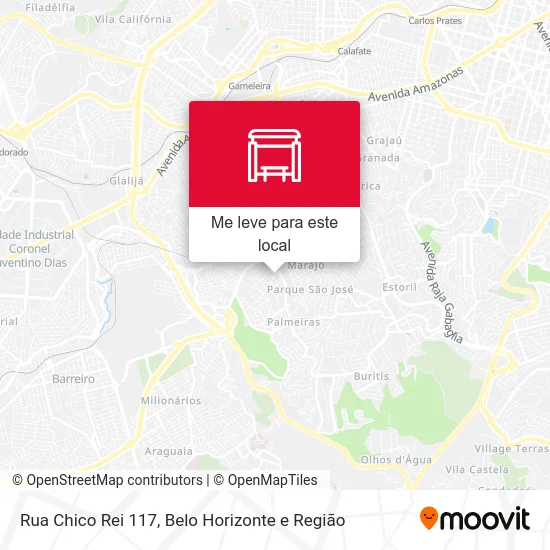 Rua Chico Rei 117 mapa