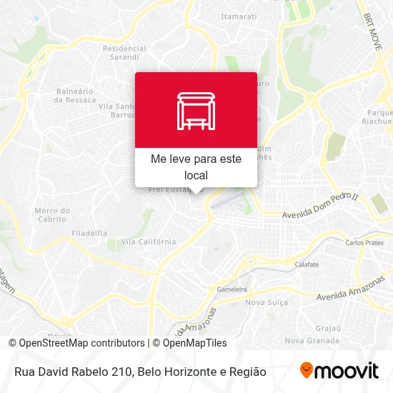 Rua David Rabelo 210 mapa