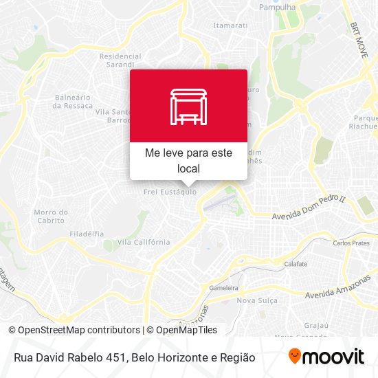 Rua David Rabelo 451 mapa