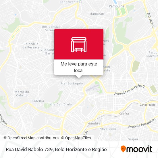 Rua David Rabelo 739 mapa