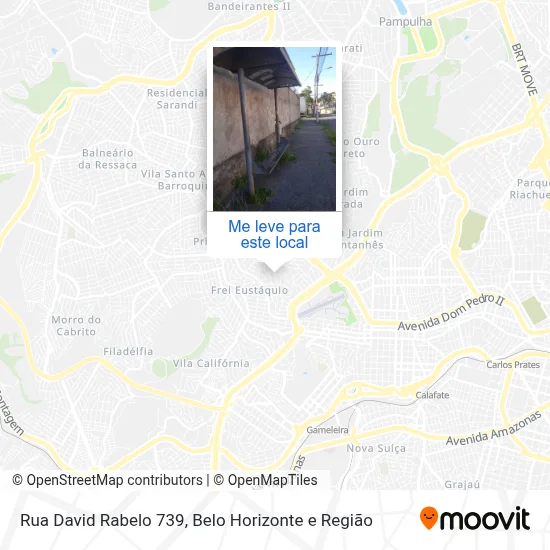 Rua David Rabelo 739 mapa