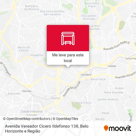 Avenida Vereador Cicero Ildefonso 138 mapa
