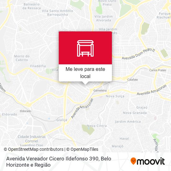 Avenida Vereador Cicero Ildefonso 390 mapa