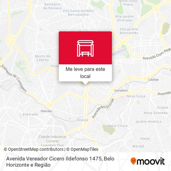 Avenida Vereador Cicero Ildefonso 1475 mapa