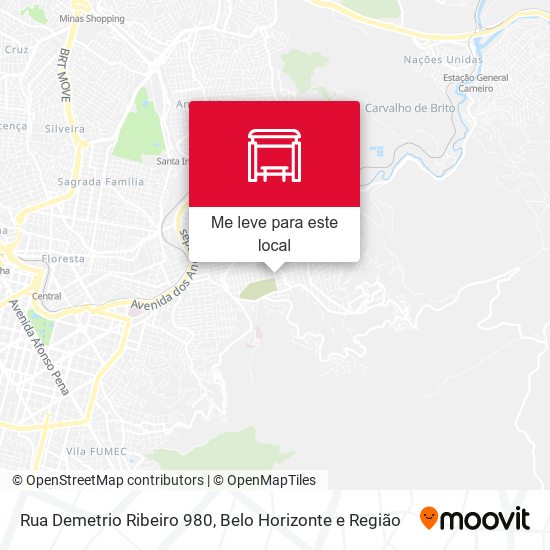Rua Demetrio Ribeiro 980 mapa