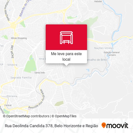 Rua Deolinda Candida 378 mapa
