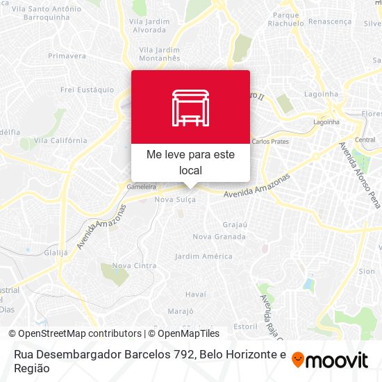 Rua Desembargador Barcelos 792 mapa