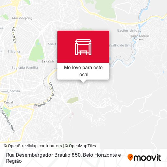 Rua Desembargador Braulio 850 mapa