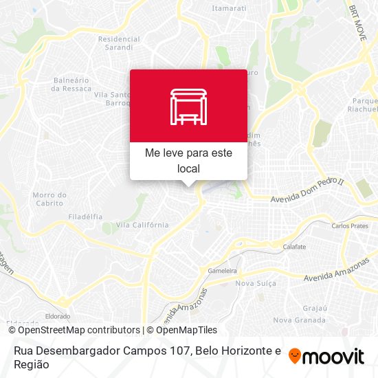 Rua Desembargador Campos 107 mapa