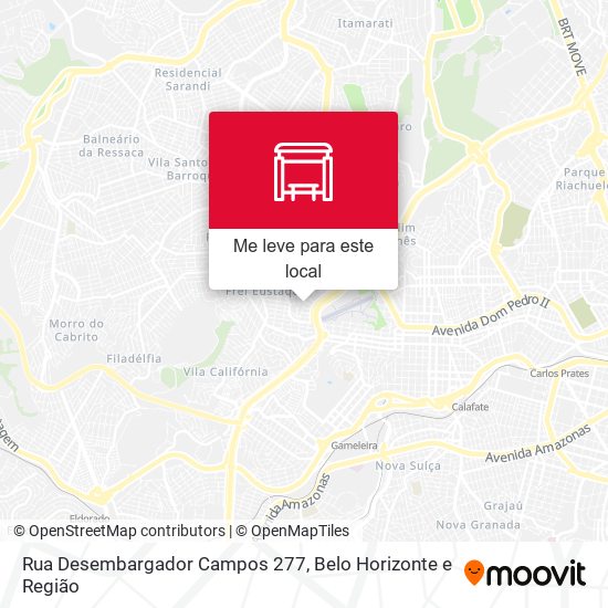 Rua Desembargador Campos 277 mapa