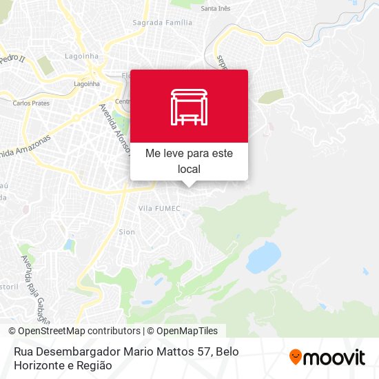 Rua Desembargador Mario Mattos 57 mapa